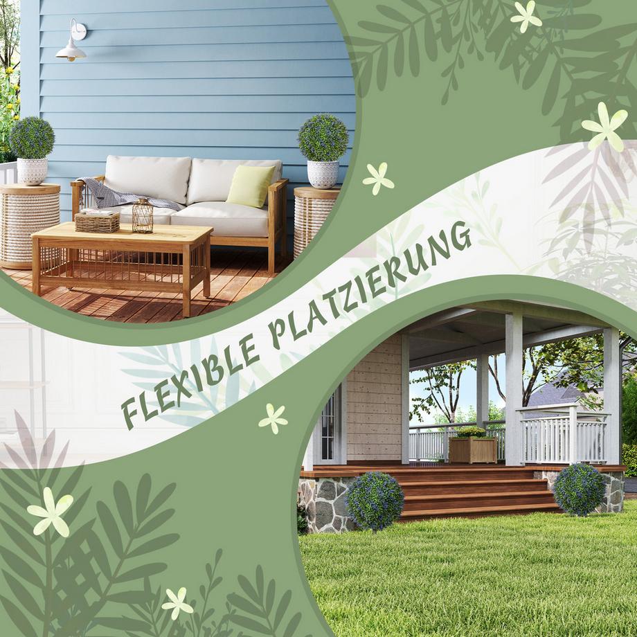 HOMCOM Plante artificielle  