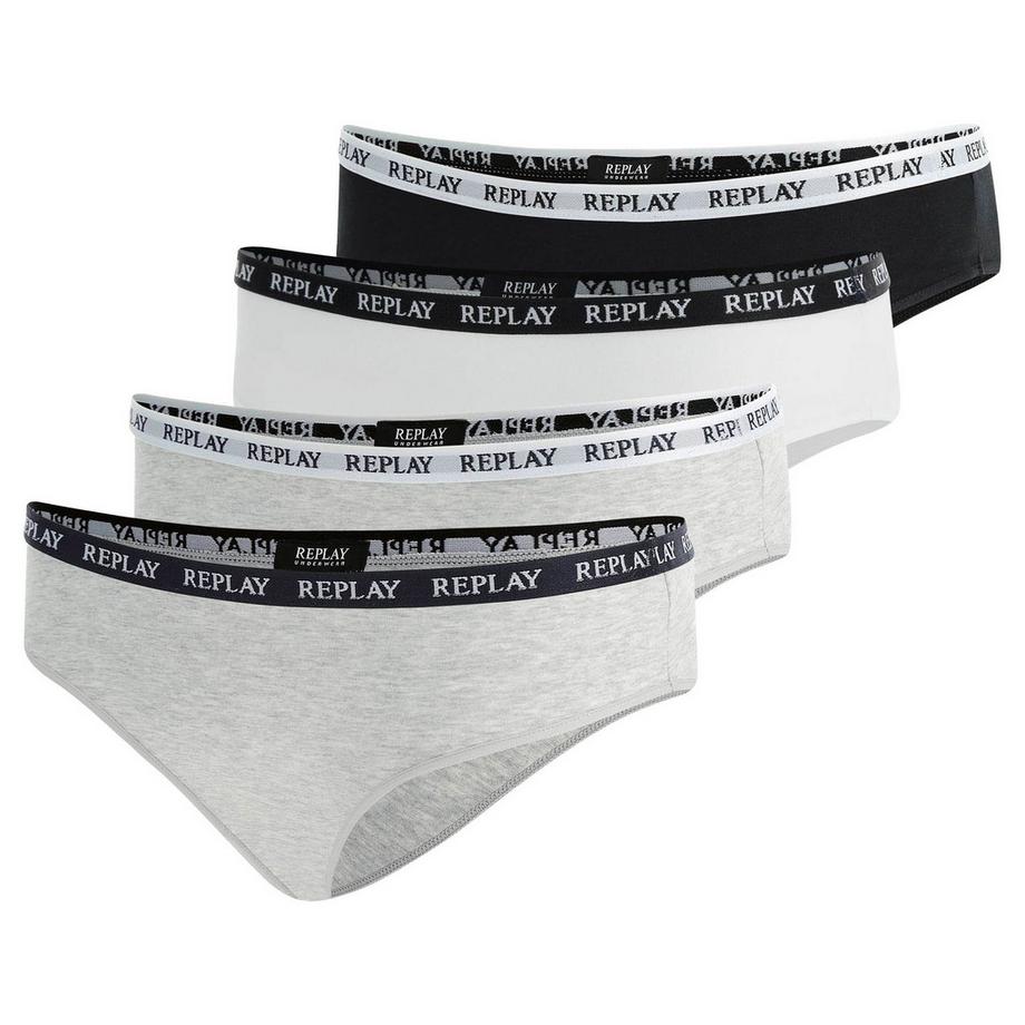REPLAY  Slip  4er Pack Bequem sitzend-REPLAY LADY SLIP  Style 1 T/C 4pcs waterfall pack 