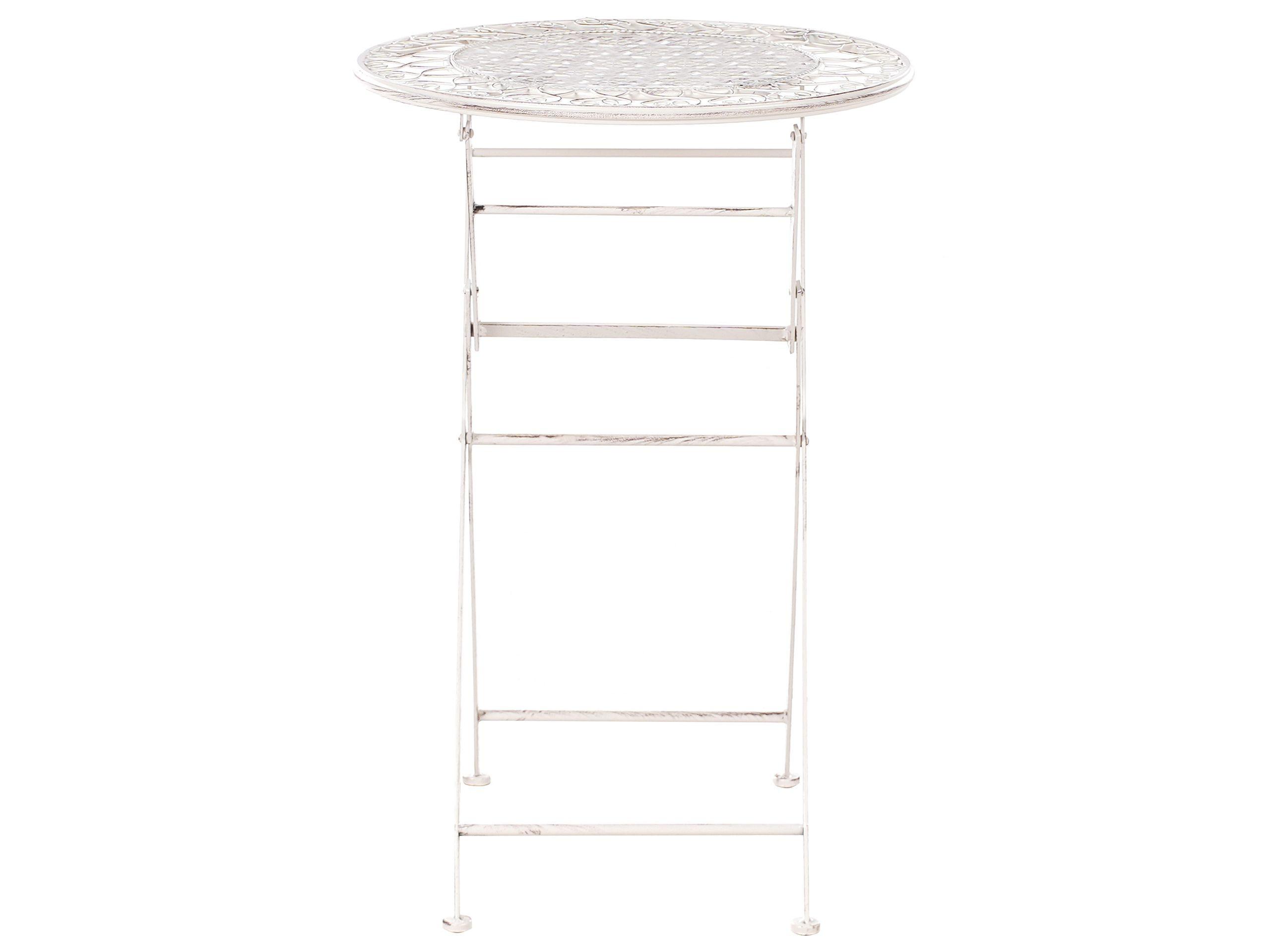 Beliani Tavolo da bar da giardino en Ferro Retrò TRIESTE  