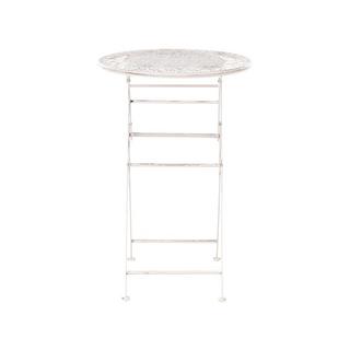 Beliani Tavolo da bar da giardino en Ferro Retrò TRIESTE  