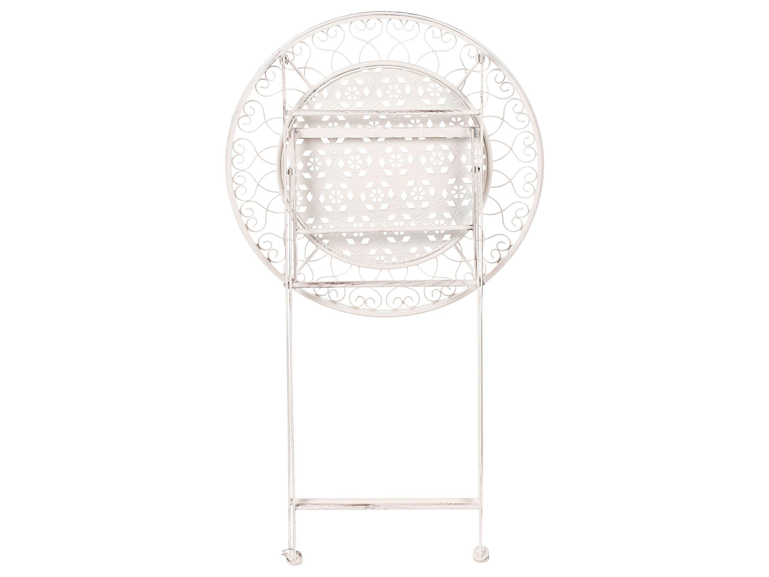 Beliani Tavolo da bar da giardino en Ferro Retrò TRIESTE  