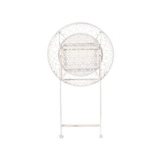 Beliani Tavolo da bar da giardino en Ferro Retrò TRIESTE  