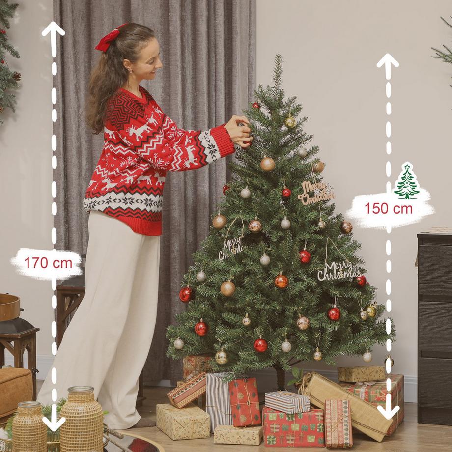 HOMCOM Weihnachtsbaum  