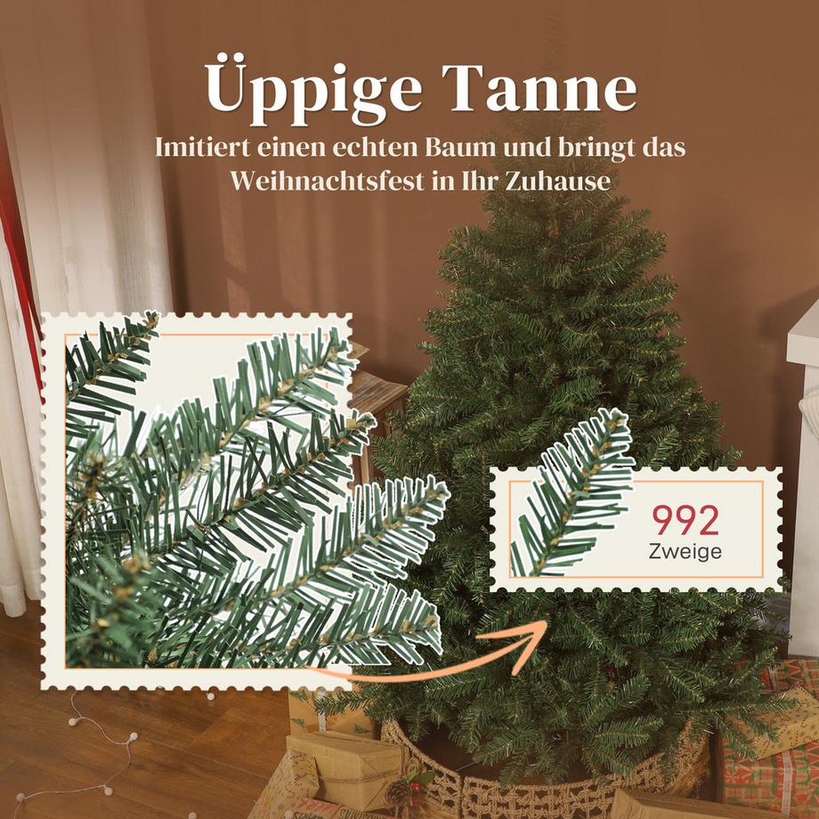 HOMCOM Weihnachtsbaum  