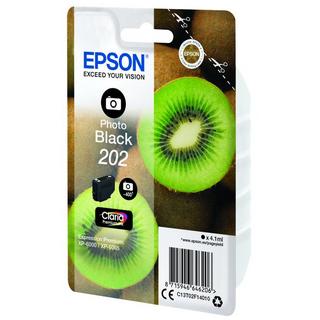 EPSON  EPSON Tintenpatrone 202 ph.schwarz T02F140 XP-6000/6005 400 Seiten 