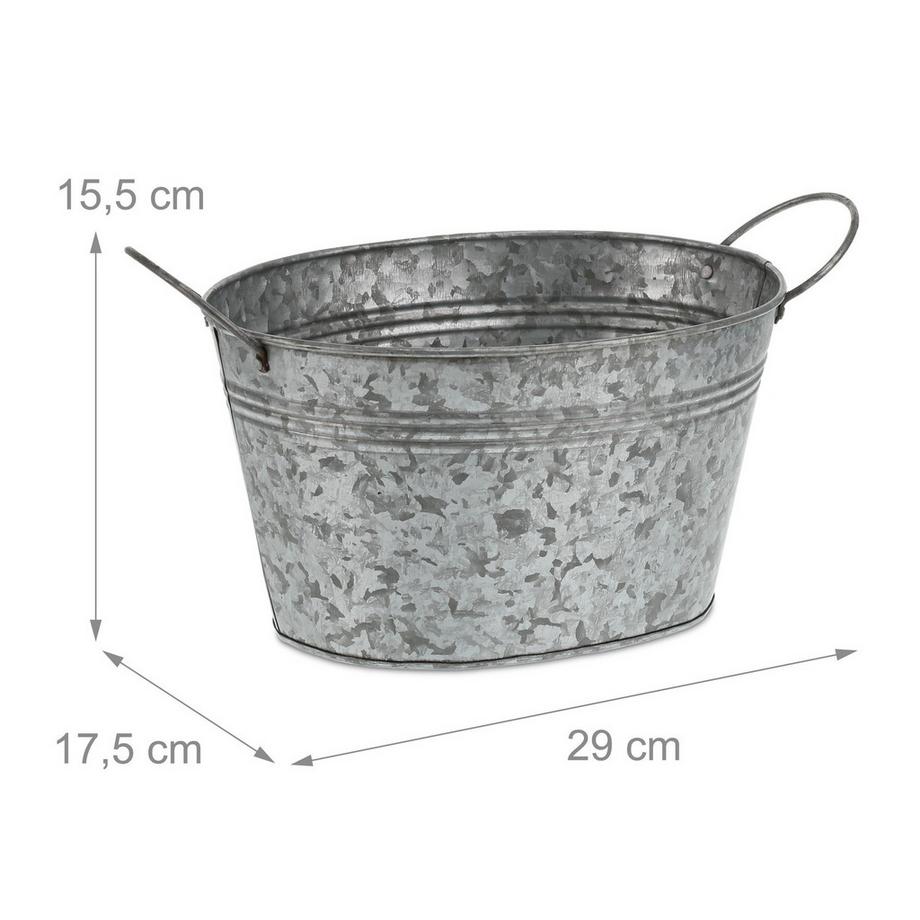 B2X Zinkwanne 4er Set  