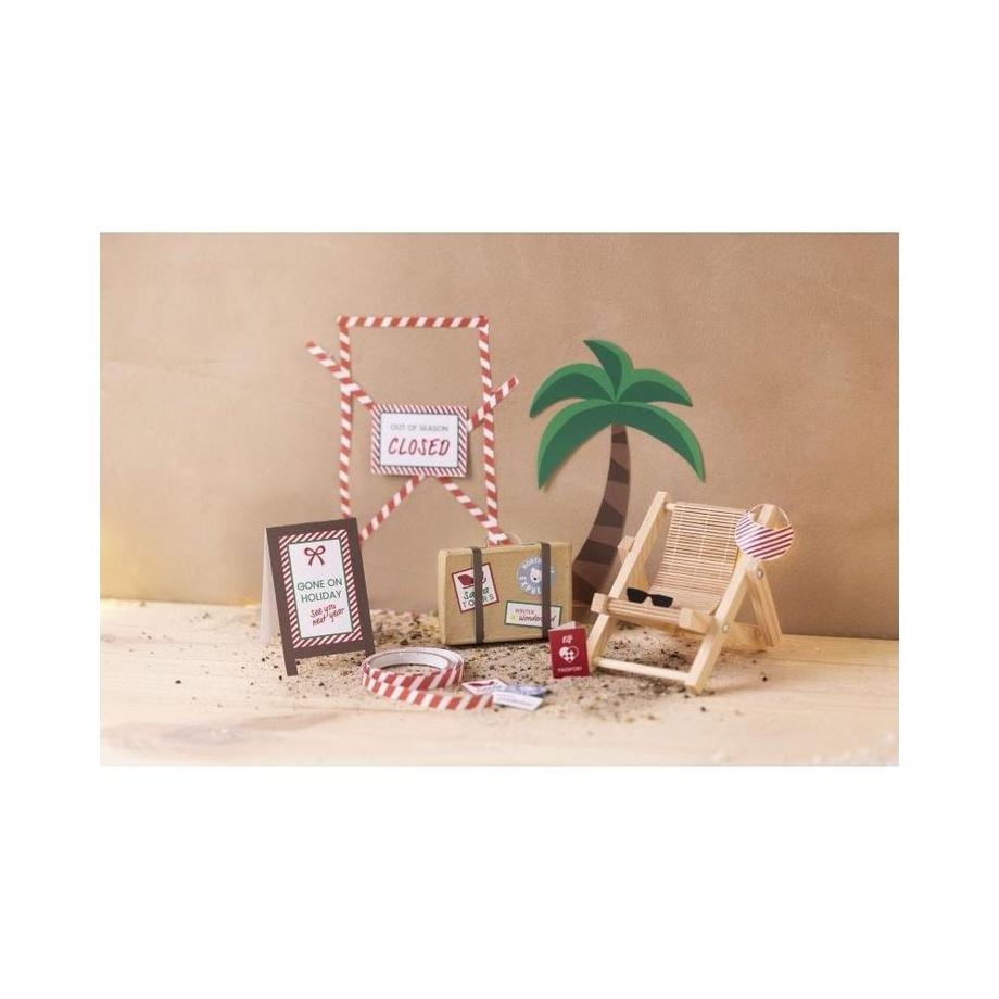 Creativ Company  Mini-Utensiles Porte de fée / Porte de lutin Scène de vacances 