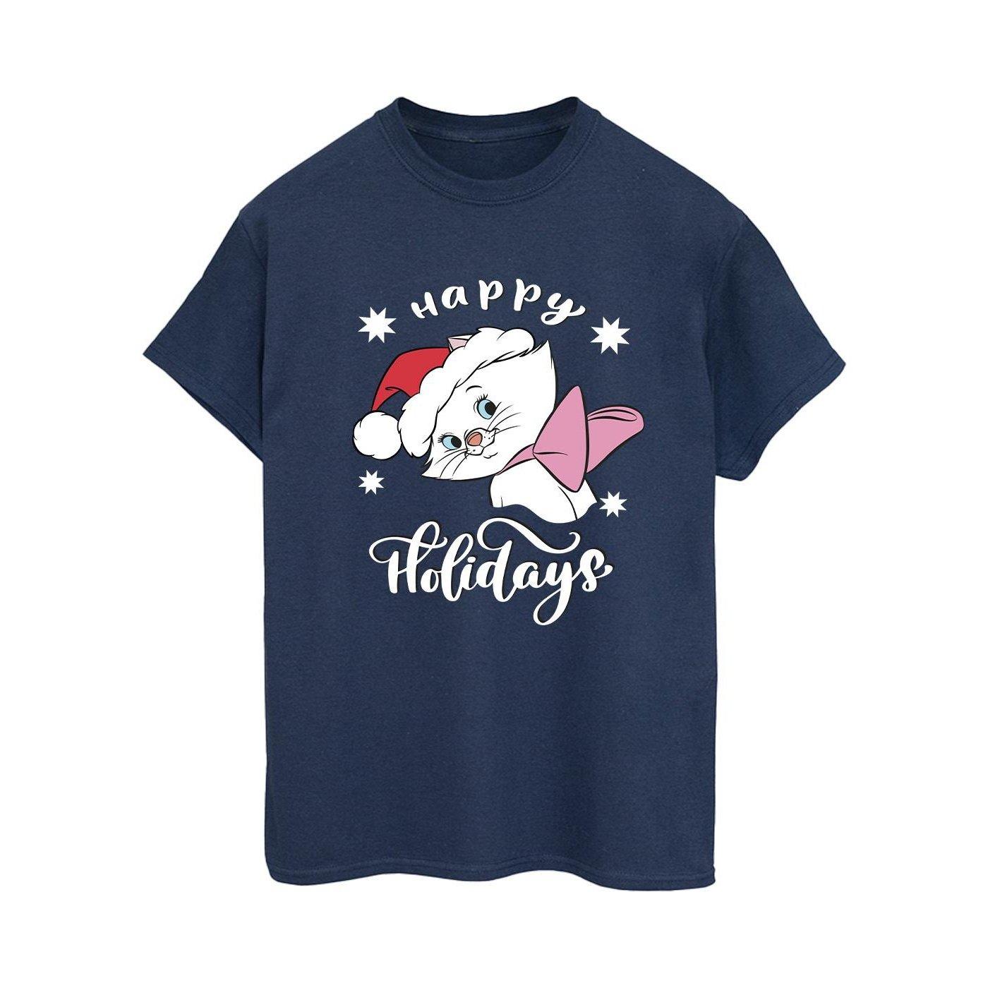 Image of The Aristocats Happy Holidays Tshirt Damen Marine 5XL