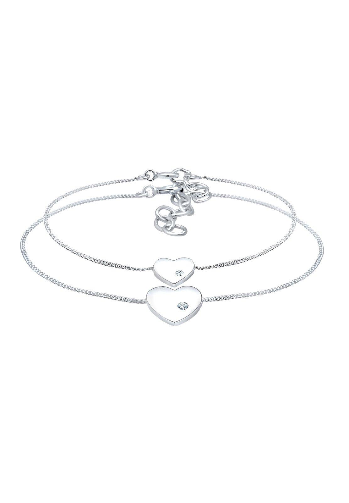 Elli  Armband Herz Mutter Kind Kristalle 