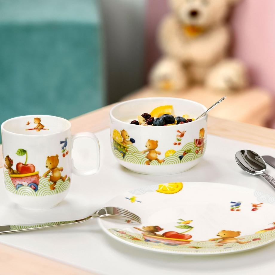 Villeroy&Boch Kinderteller flach Hungry as a Bear  