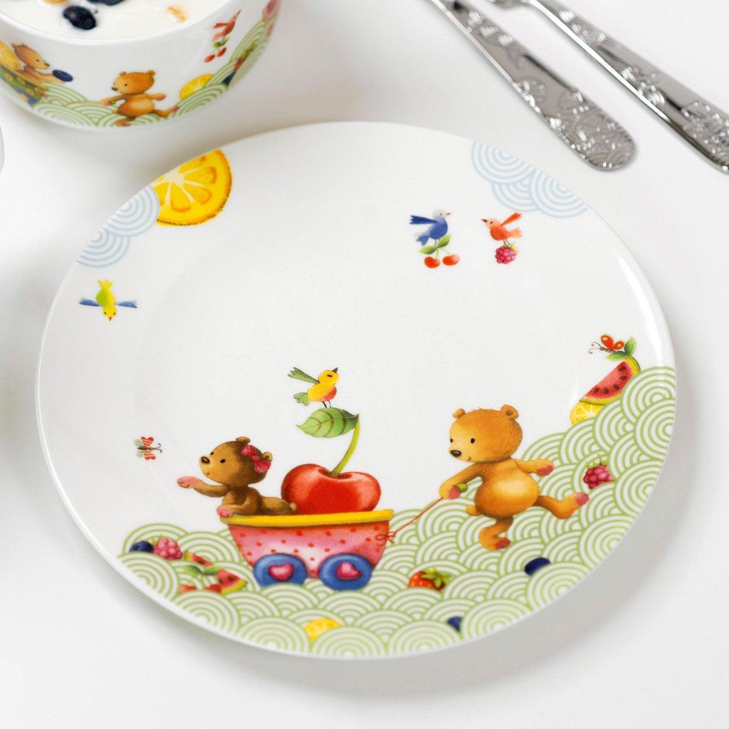 Villeroy & Boch Assiette plate pour enfants Hungry as a Bear  
