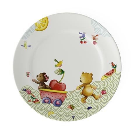 Villeroy & Boch Assiette plate pour enfants Hungry as a Bear  