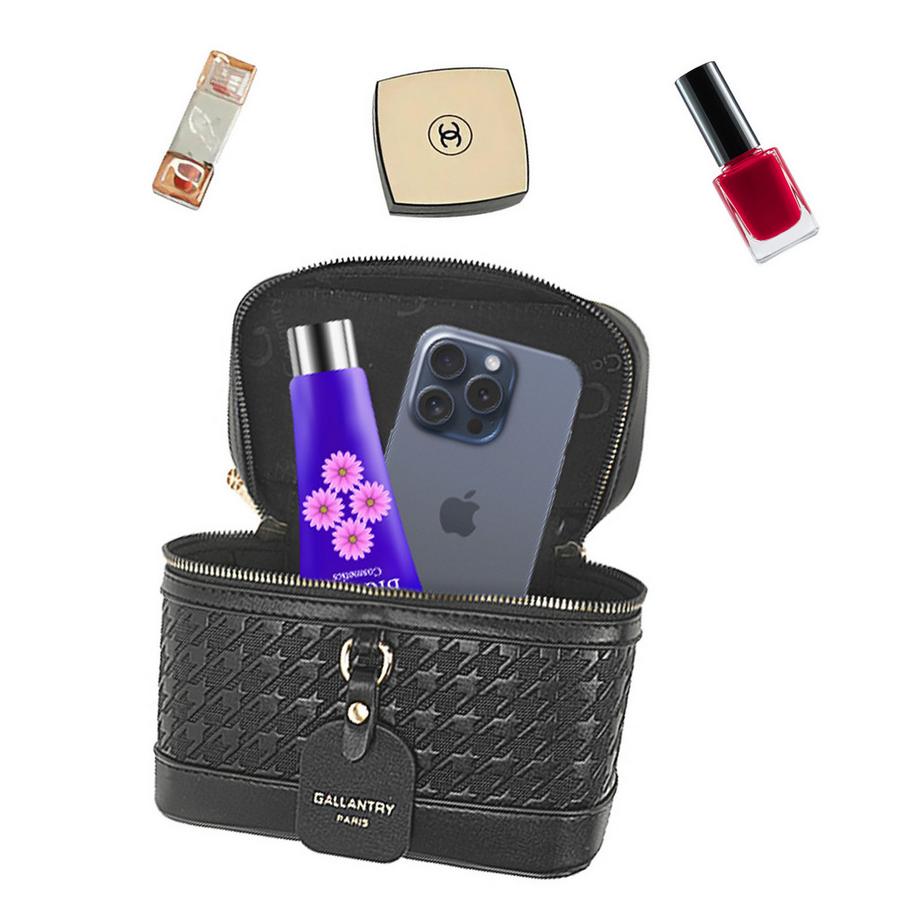 Gallantry Sac Vanity Motif Pied-de-Poule  