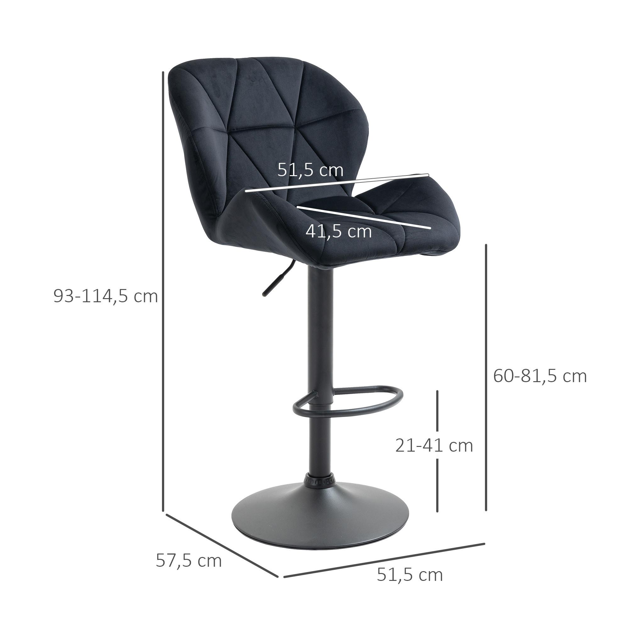 HOMCOM tabouret de bar  