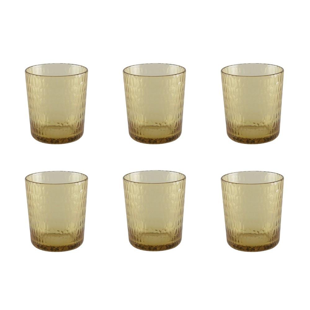 Image of Gelbe Acrylwassergläser - Set Von 6 Unisex ONE SIZE