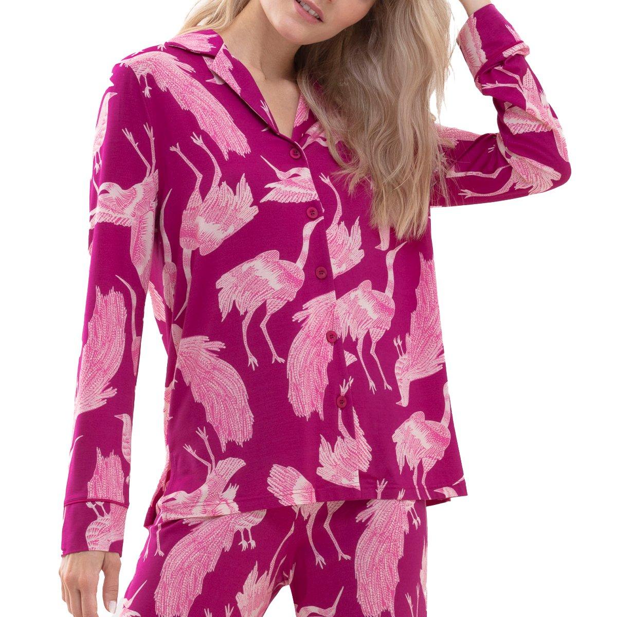 Image of Lovestory Kyra - Pyjama Oberteil Damen Pink XS