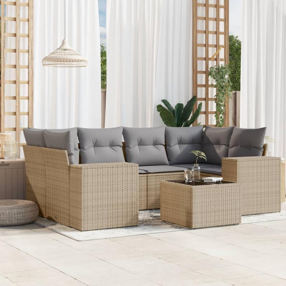 VidaXL Garten sofagarnitur poly-rattan  