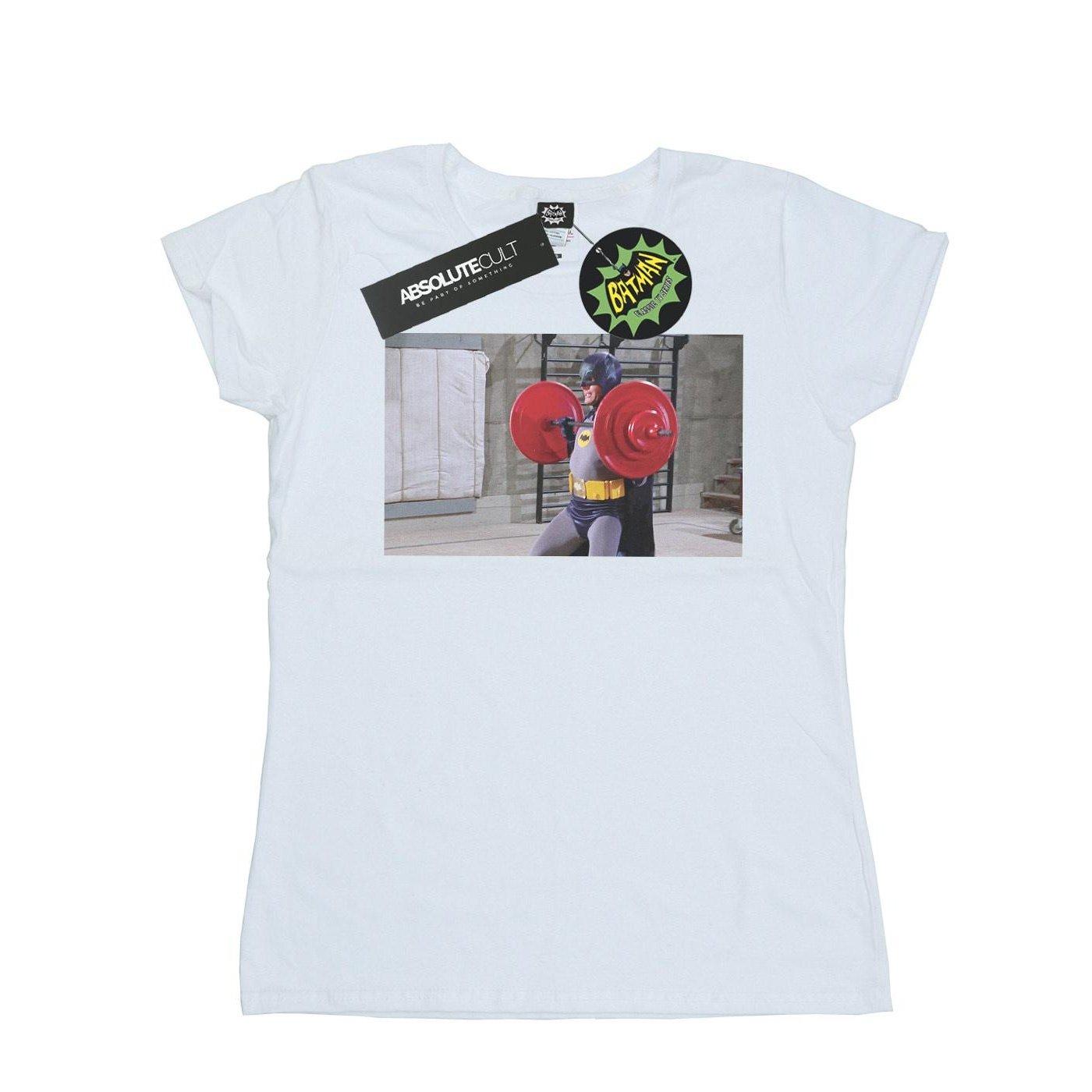 Image of Batman Tv Series Bat Gains Tshirt Damen Weiss S