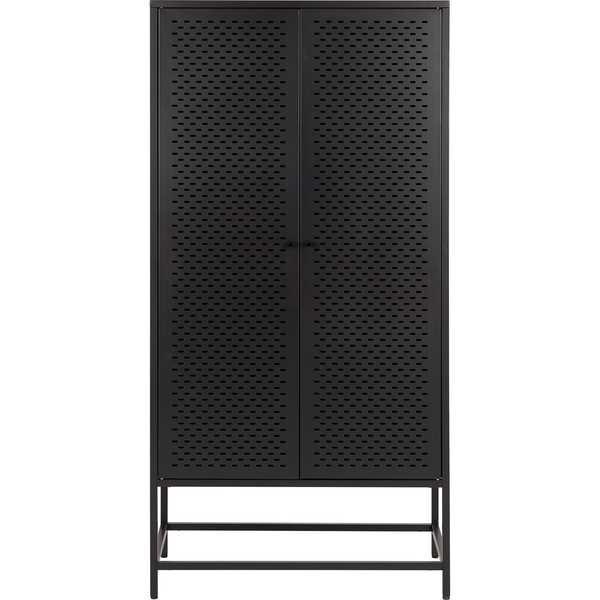 mutoni Armoire Langholm métal noir  