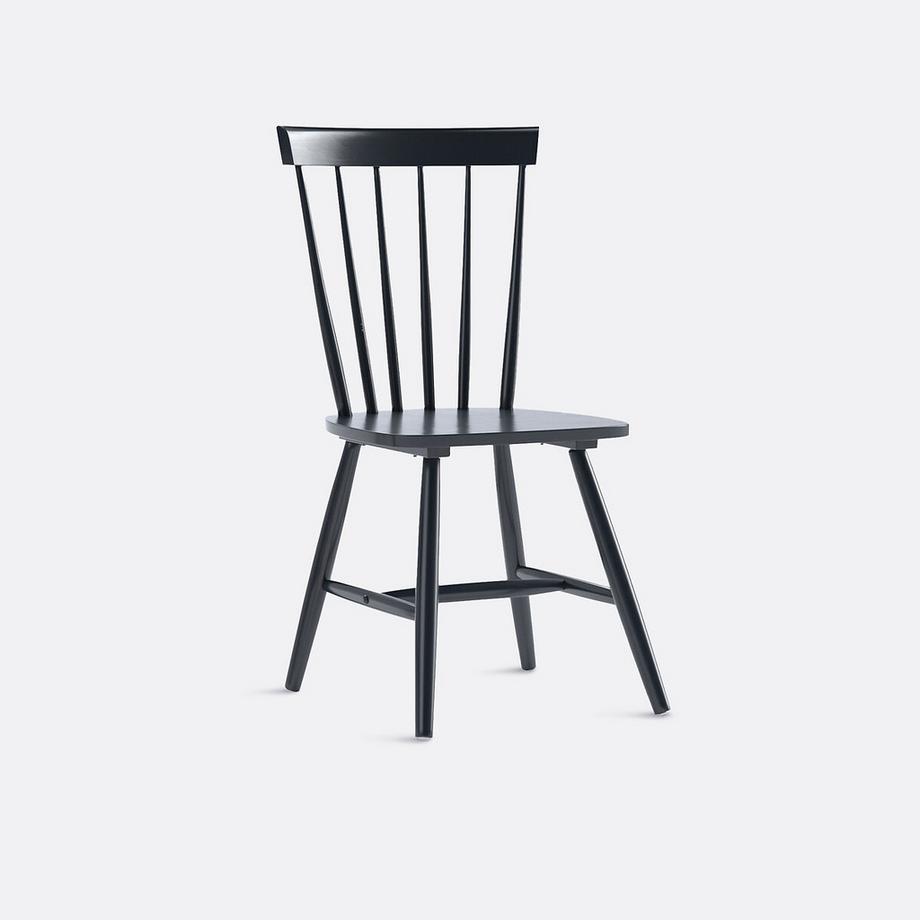 Stuhl mit Stäben aus massivem Hevea