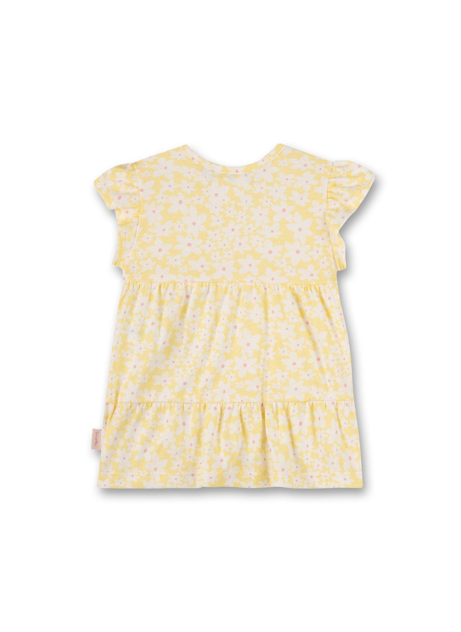 Sanetta Fiftyseven  Baby Mädchen Kleid Blumen gelb 