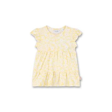Baby Mädchen Kleid Blumen gelb