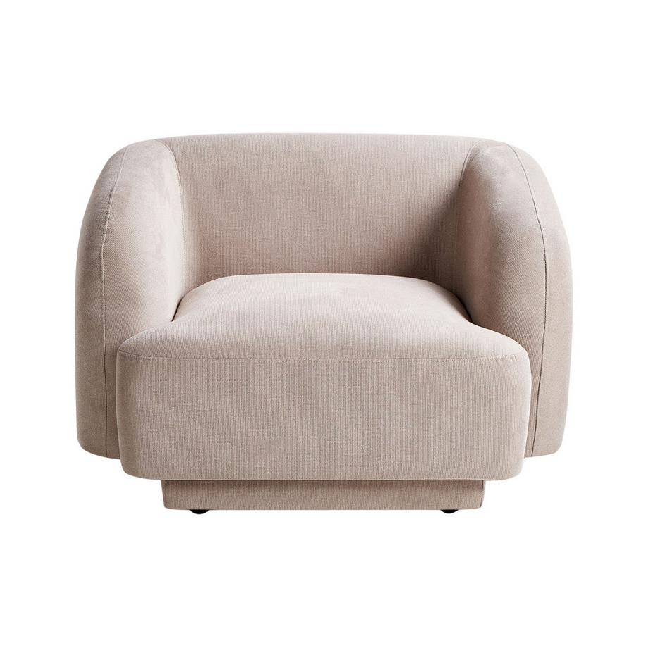 Beliani Fauteuil en Tissu Glamour SKJANES  