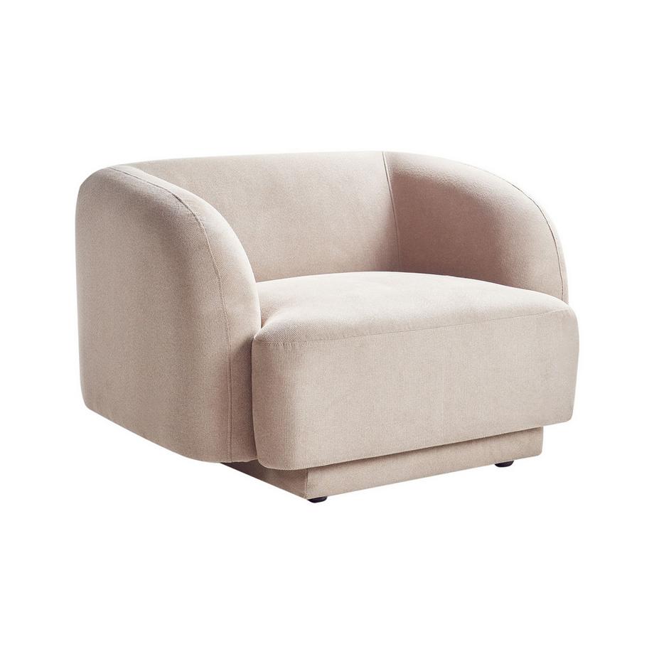 Beliani Fauteuil en Tissu Glamour SKJANES  