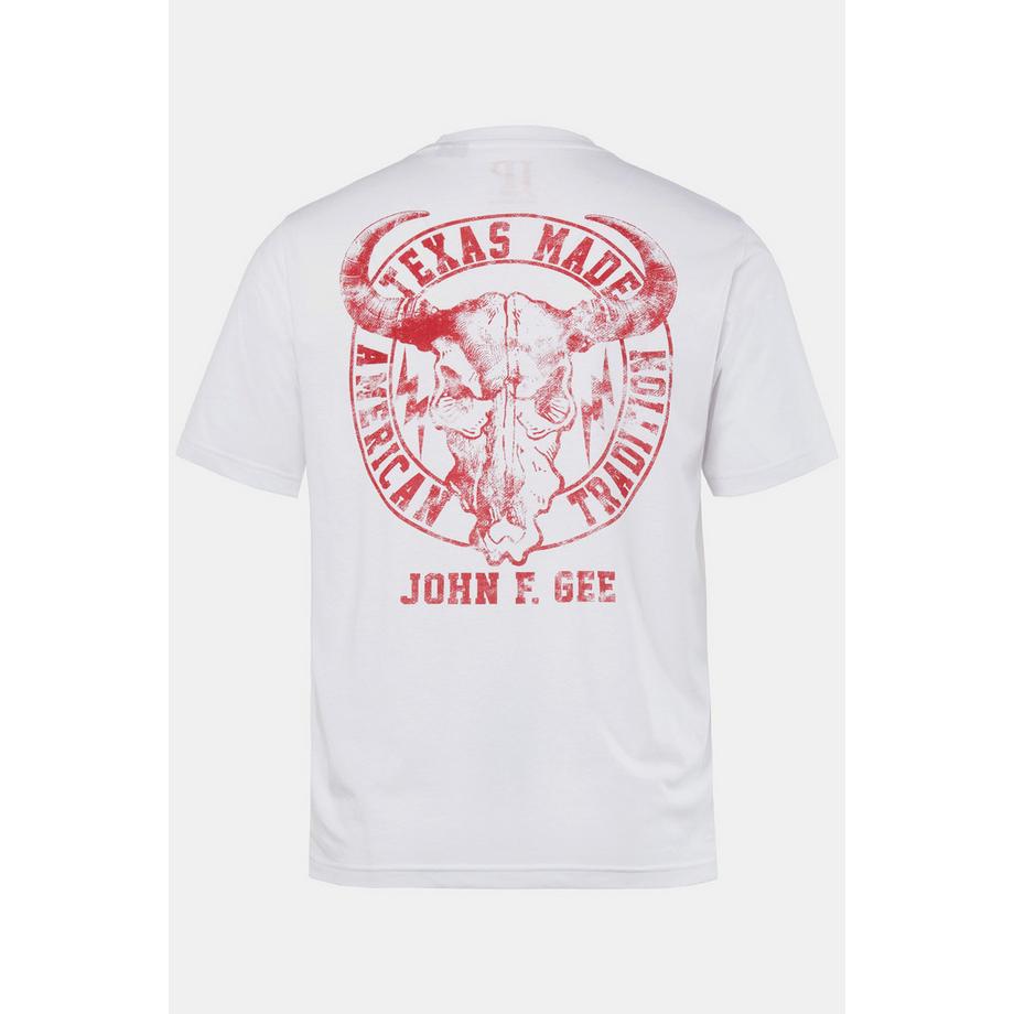 JP1880 T-shirt à manches courtes imprimé poitrine et dos  