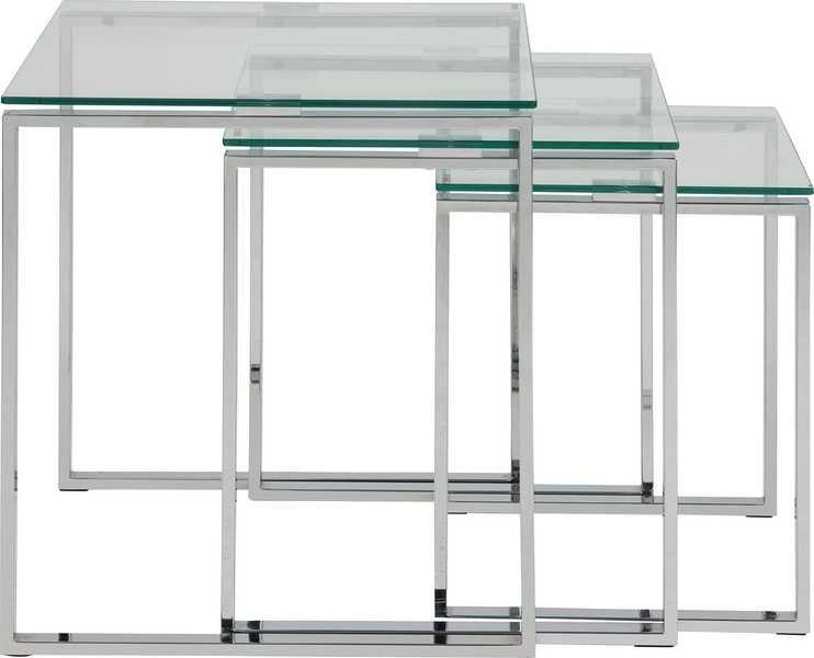 Image of Beistelltisch Catherine Klar (3er-Set) Beistelltisch Catherine Klar (3er-Set)