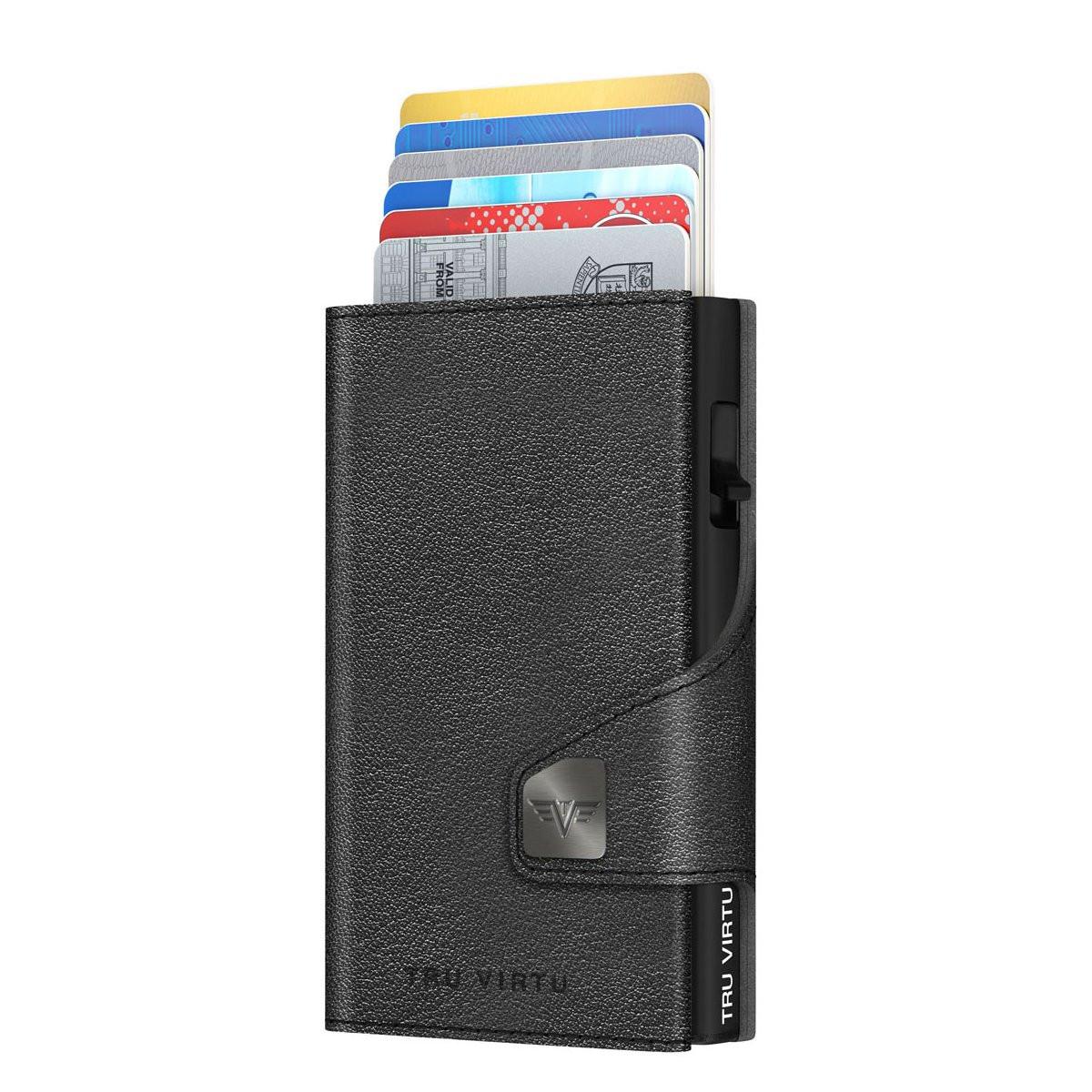 Tru Virtu  Wallet Click & Slide Classic Nappa Black/Black 