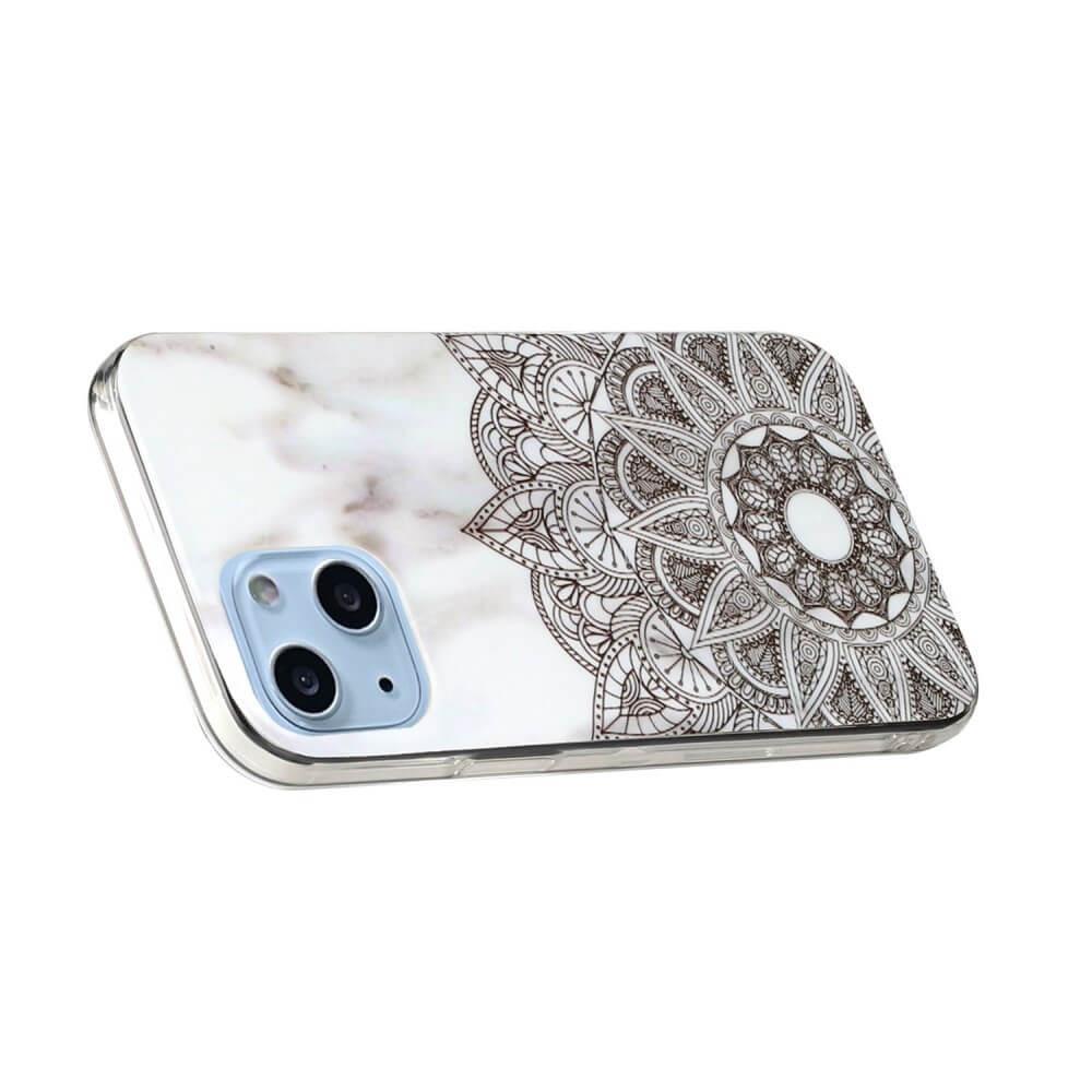 Cover-Discount  iPhone 14 - Silikon Gummi Case Marble 