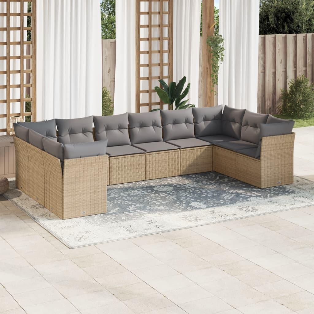 VidaXL Garten sofagarnitur poly-rattan  