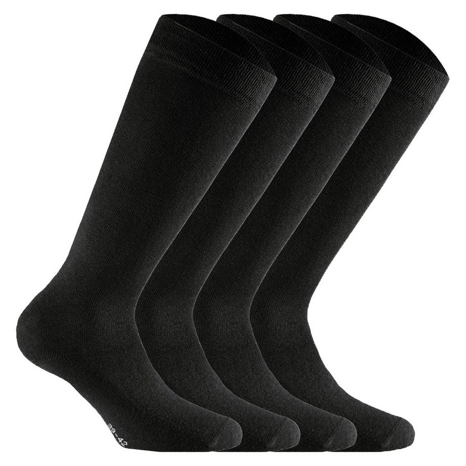 Socken  4er Pack Bequem sitzend-Basic Cotton II Long