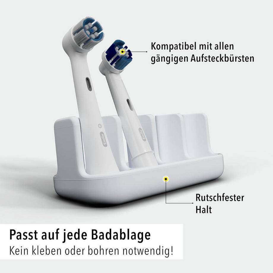 Qikfresh  Aufsteckbürstenhalter 4er 