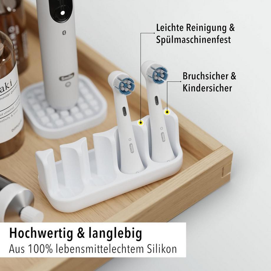 Qikfresh  Aufsteckbürstenhalter 4er 