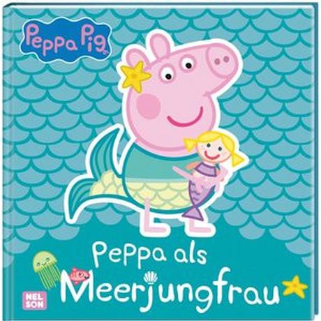 Peppa Wutz Bilderbuch: Peppa als Meerjungfrau Kein Autor Couverture rigide 