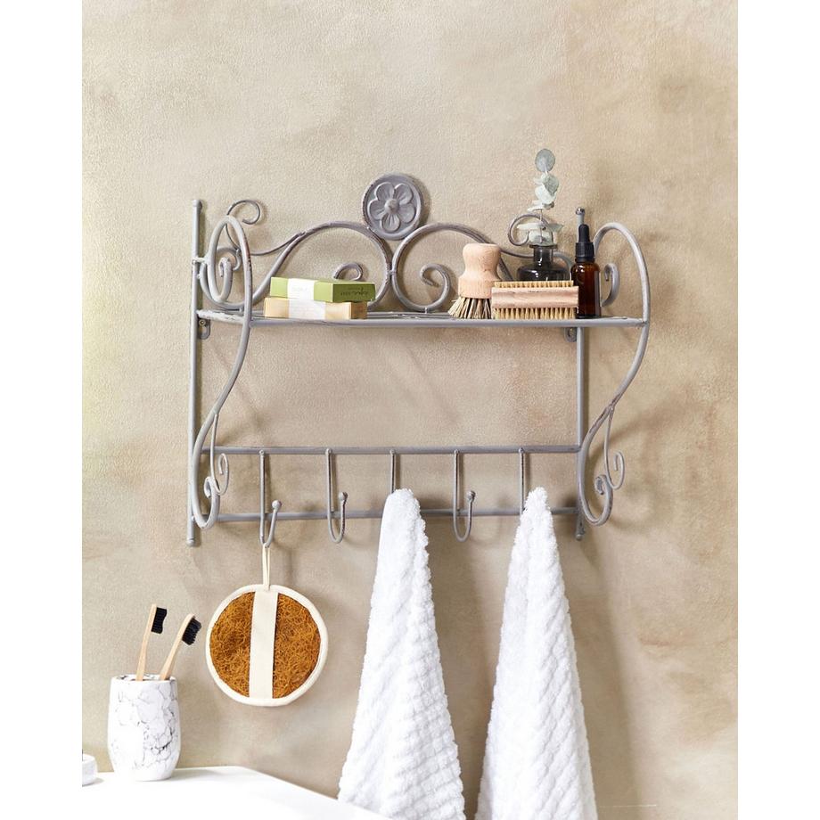 Beliani Wandregal aus Eisen Retro OSORNO  