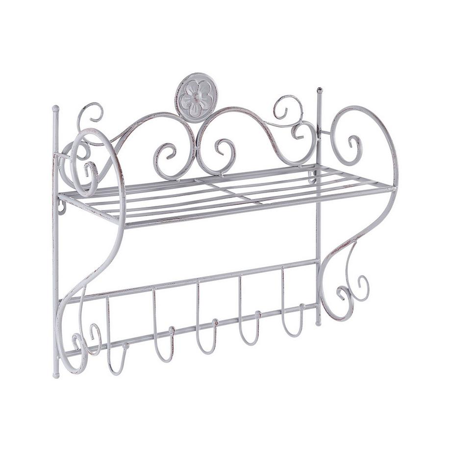 Beliani Wandregal aus Eisen Retro OSORNO  