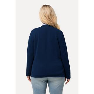 Ulla Popken  Sweat-Blazer, Stretchkomfort, Reverskragen 