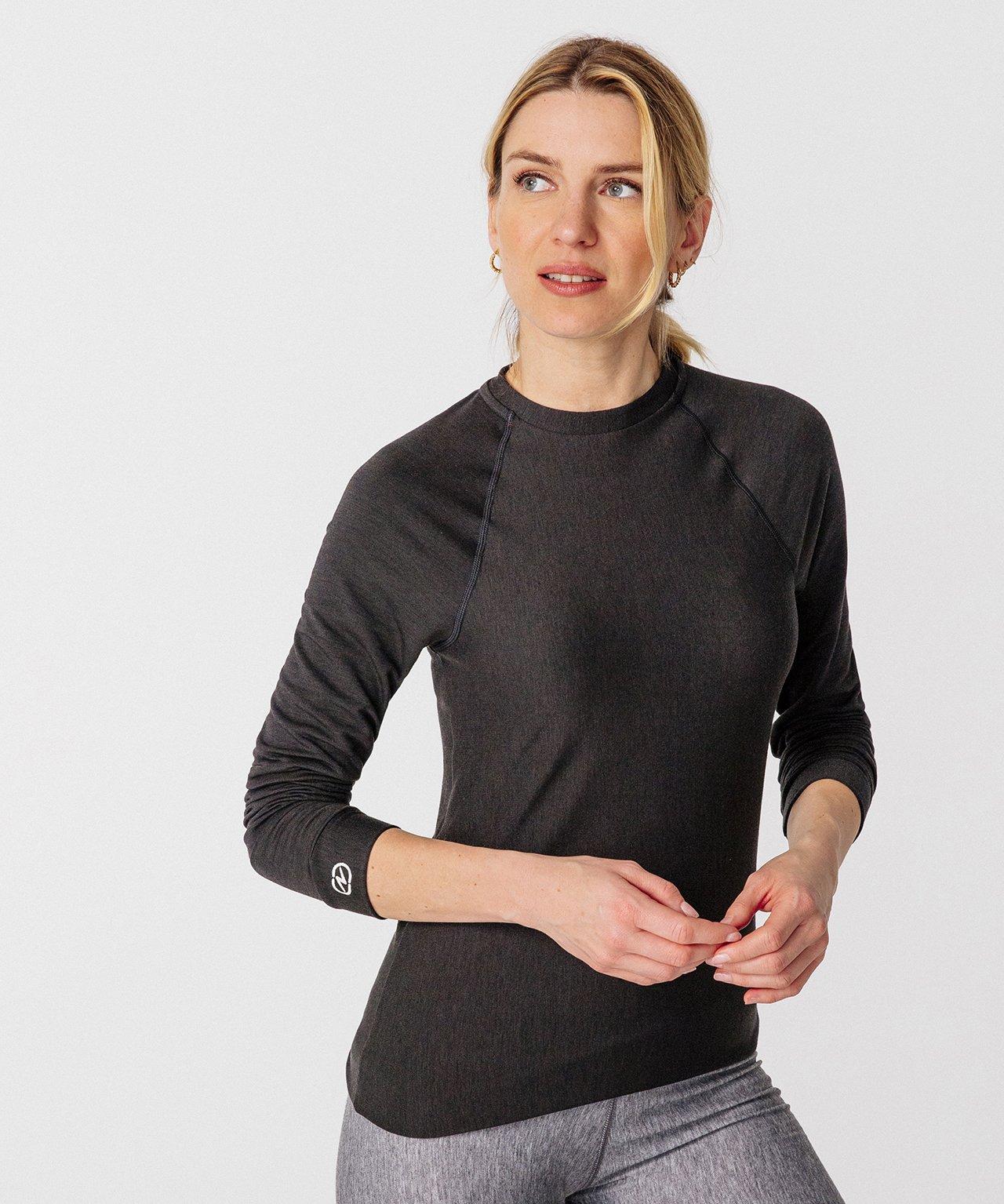 Image of T-shirt Comfort Mit Rundhalsausschnitt, , Sport. Damen Schwarz 54/56