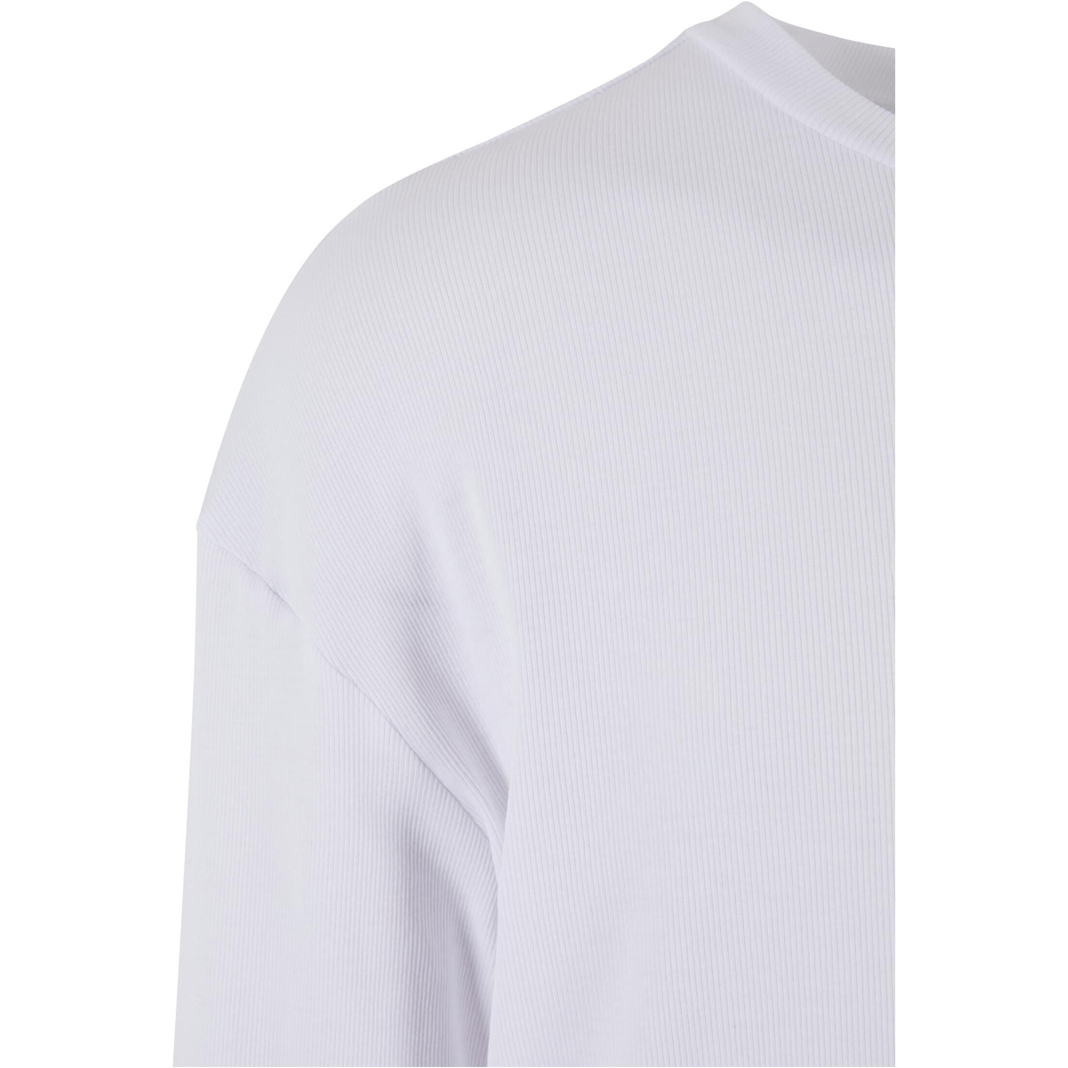 URBAN CLASSICS Organic Boxy Rib Longsleeve Shirt  