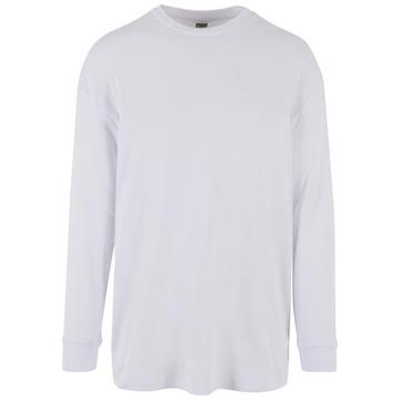 t-shirt organica a maniche lunghe a coste