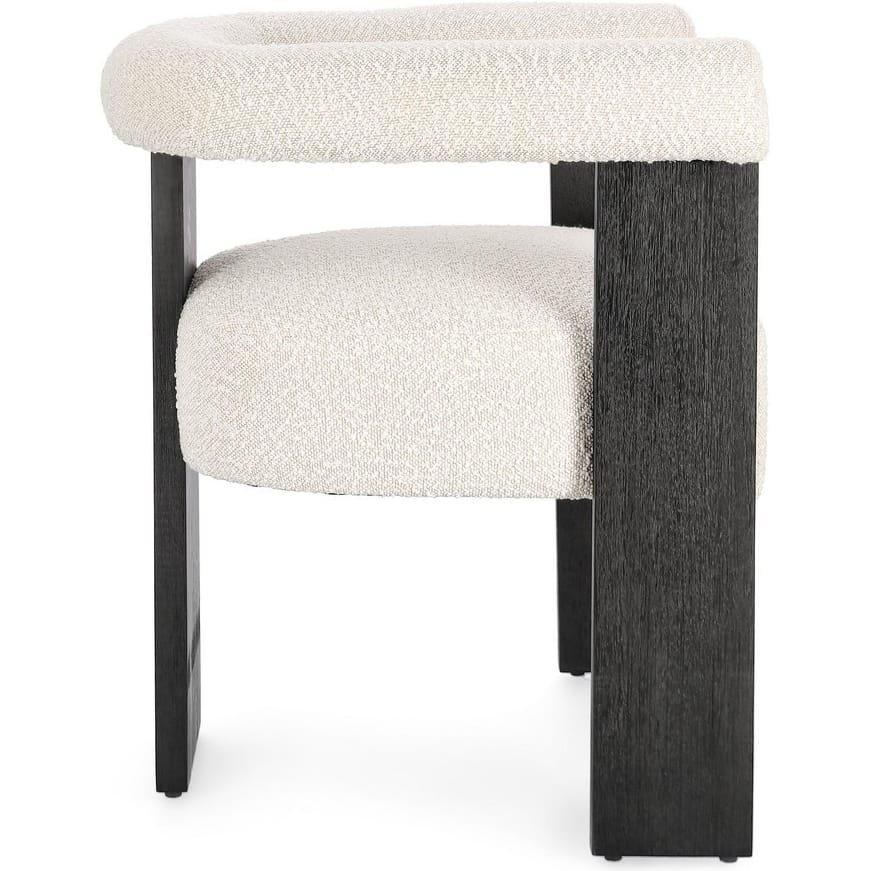 mutoni Fauteuil Agape noir naturel  