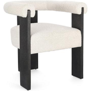 Fauteuil Agape noir naturel