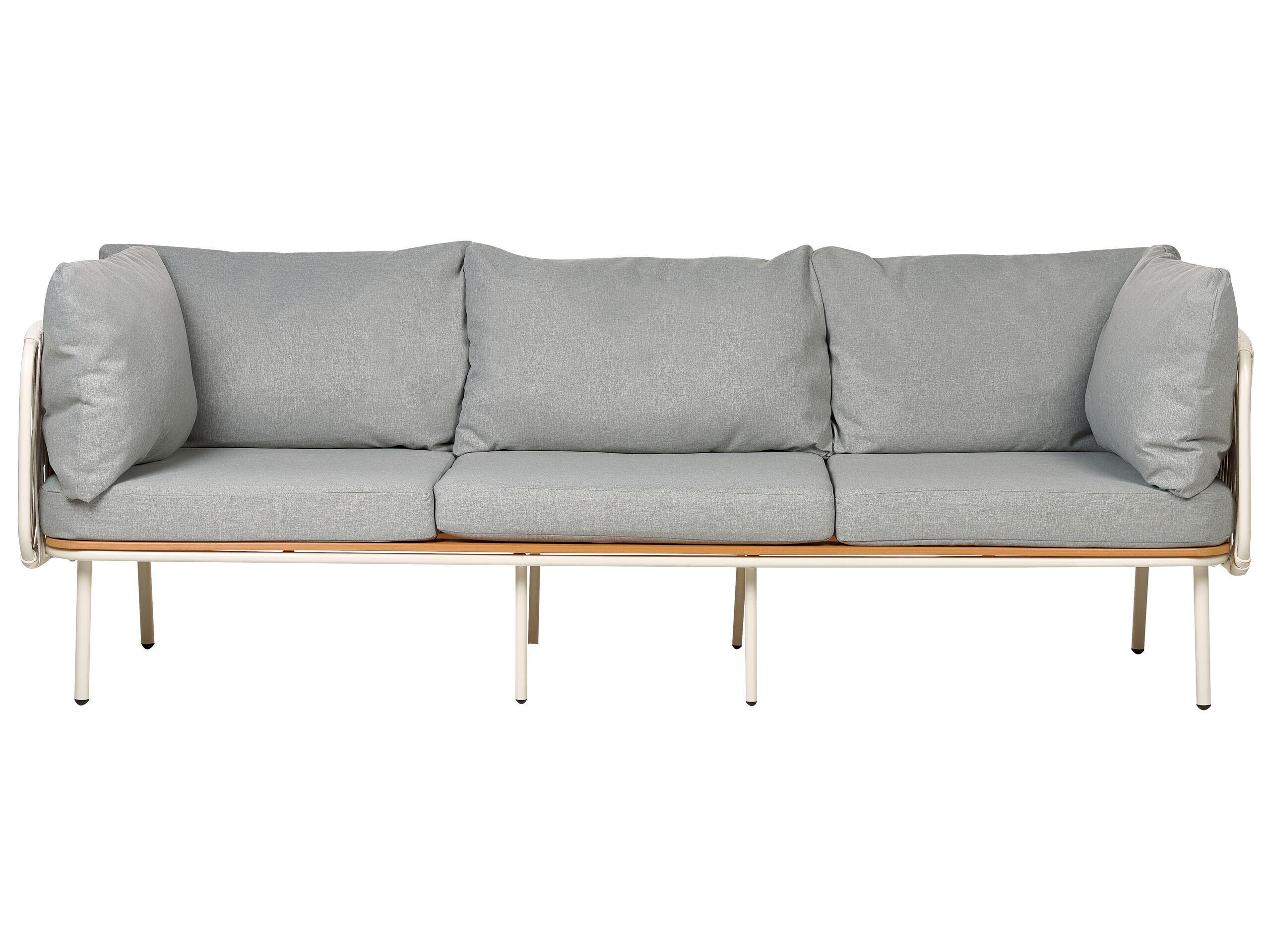 Beliani 3 Sitzer Sofa aus Aluminium Modern SENISE  