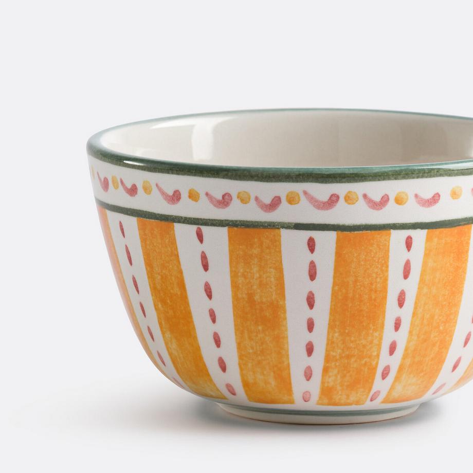 La Redoute Intérieurs Lot de 2 bols en grès émaillé avec motifs  
