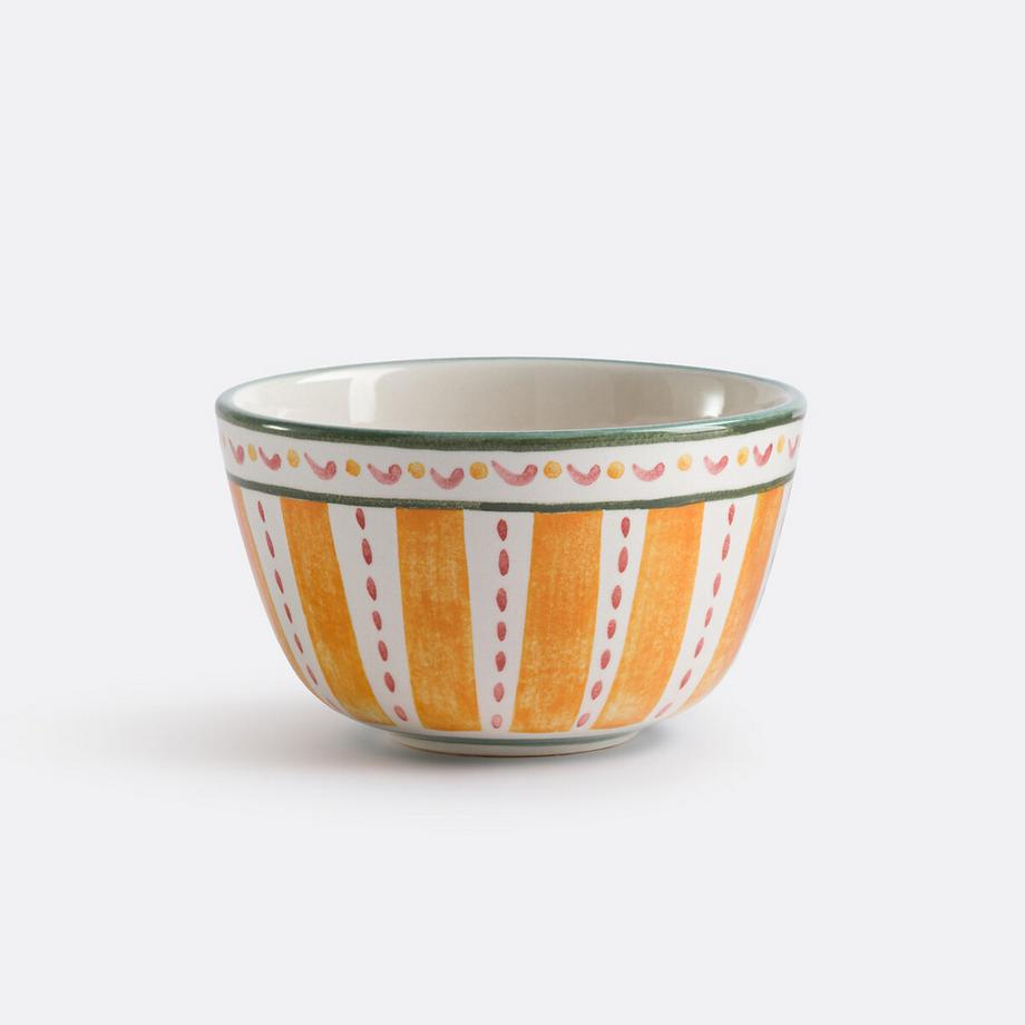 La Redoute Intérieurs Lot de 2 bols en grès émaillé avec motifs  