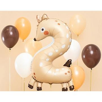Palloncino foil numero \2\" - Saren 50x88 cm"