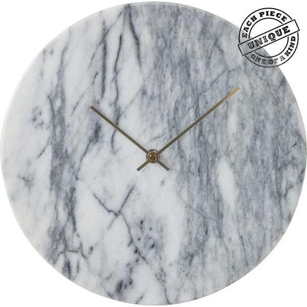 Image of Wanduhr Desire Marble Weiß Wanduhr Desire Marble Weiß